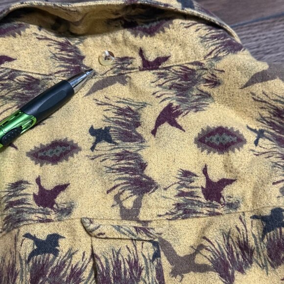Vintage Cabela’s Wildlife Pheasant Duck Hunting Button-Up – Size M – 90s - Picture 9 of 15
